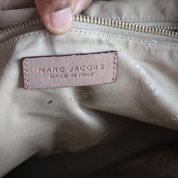 $1195 Marc Jacobs Leather Handbag Women Serengeti Wellington Brown Stone Large - Picture 15 of 16